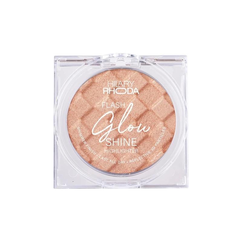 Hilary Rhoda Flash Glow Shine Highlighter | Rich Colour Payoff | Superfine Particles | 3D Reflective Glow | Blends Flawlessly -7g (Rose Shine -Shade 02) thumbnail 7
